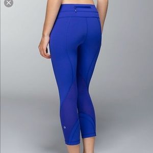 Blue Lululemon Leggings